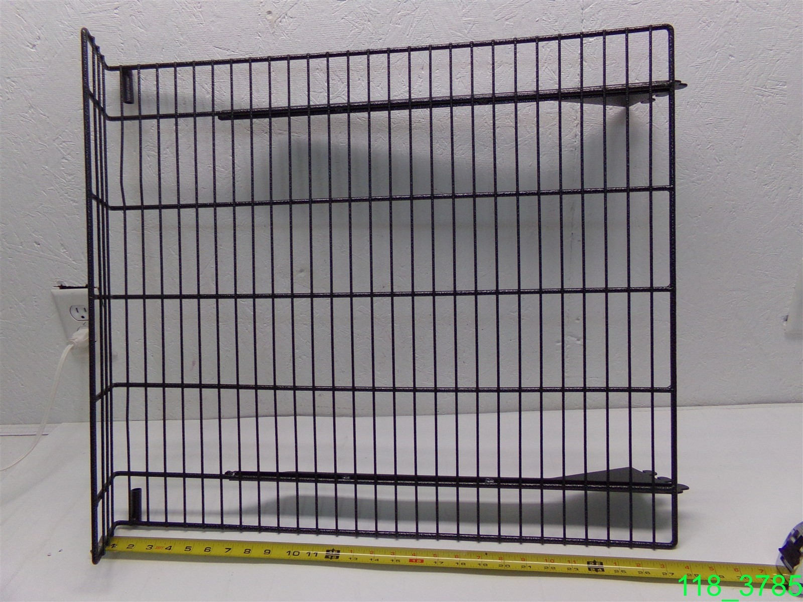 QTY=5: MARCO WIRE SHELF WITH 2 TRACK & ALIGNMNT PIN HOLE BAK-1138BVB- NEW