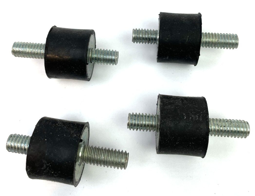 4-Rubber Vibration Noise Mounts 1/4″
