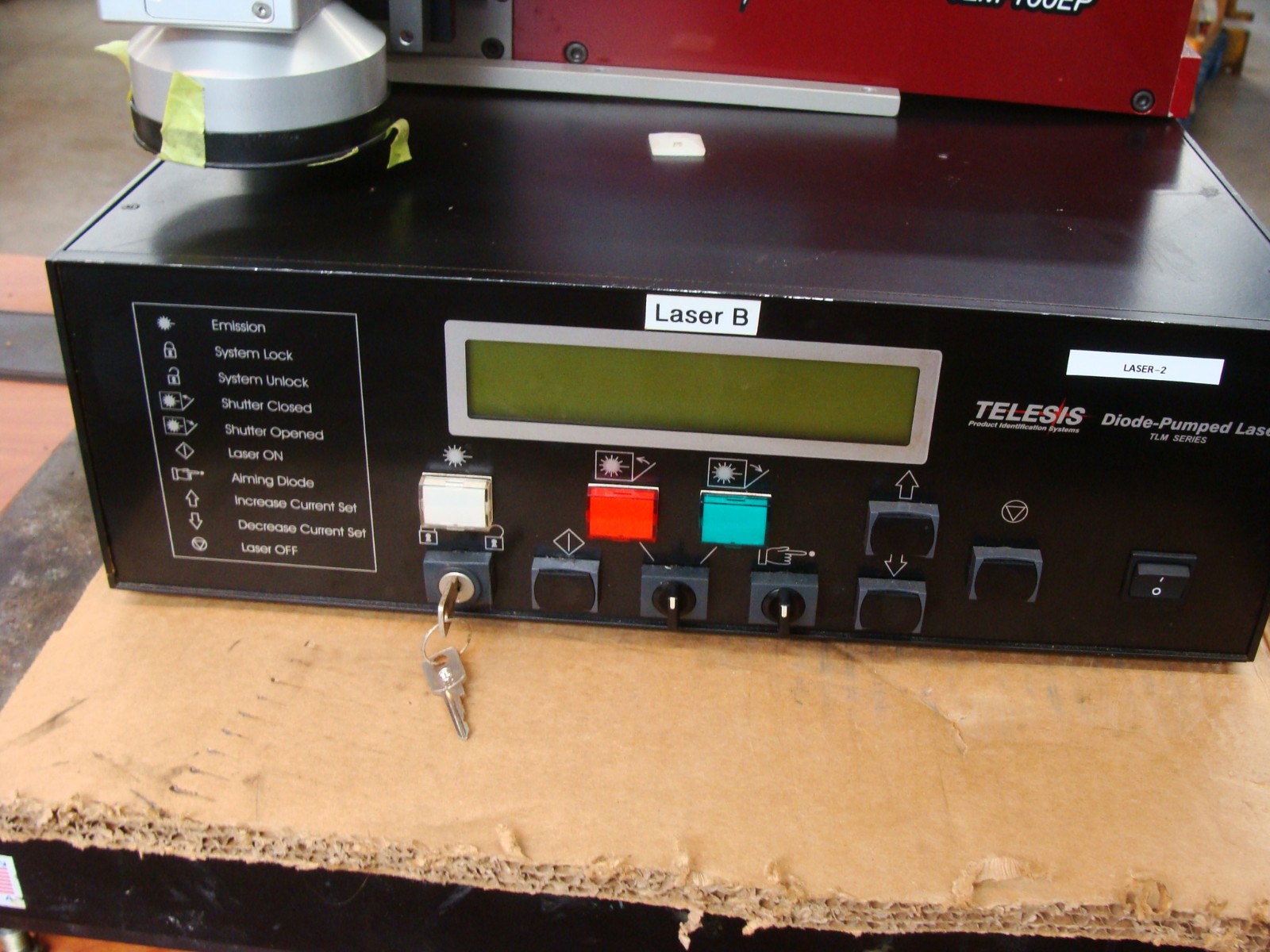 TELESIS TLM SERIES DIODE-PUMPED LASER SYSTEM TLM 100EP
