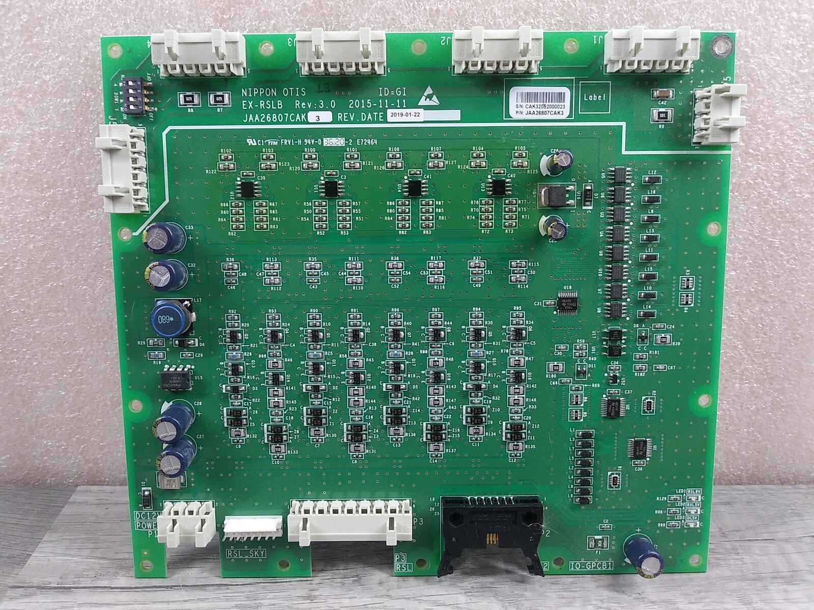 OTIS ELEVATOR EX-RSLB JAA26807CAK IO-GPCB1