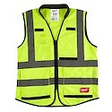 Milwaukee 48-73-5041 Hi Visibility Yellow Performance Safety Vest – S/M