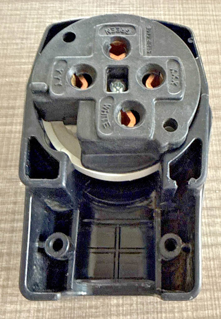 Hubbell Wiring Device Straight 9451C Angle 9452C Nema 14-50P 50A 125/250V 3P 4W