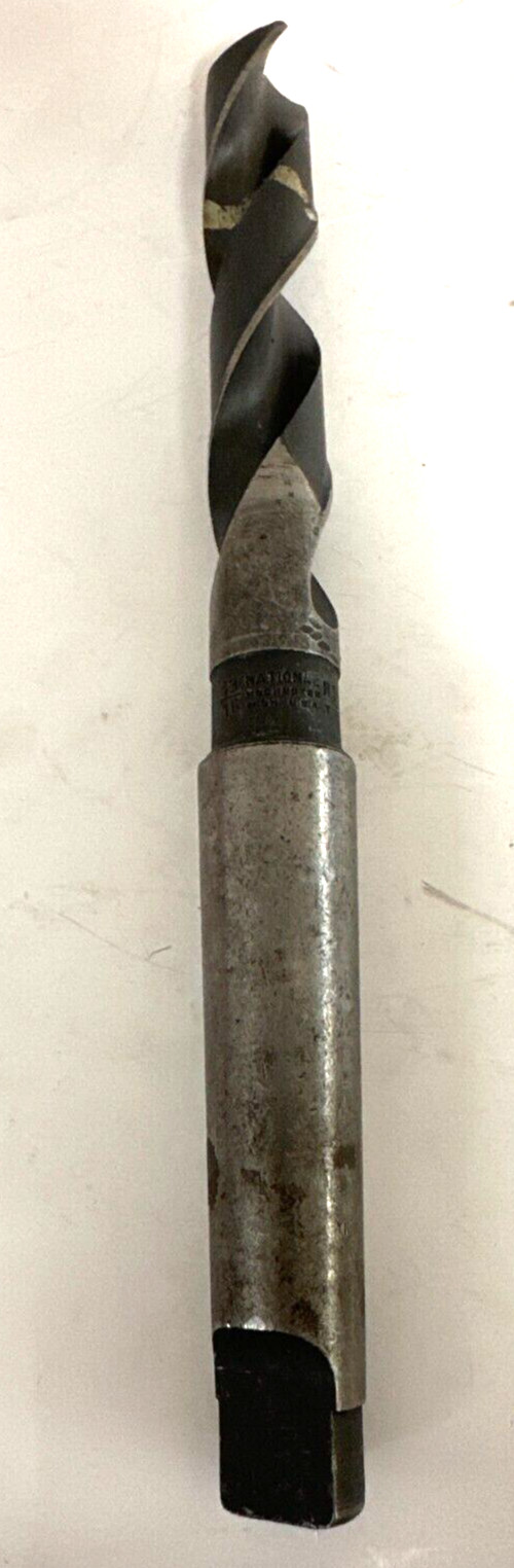 NATIONAL TAPER SHANK DRILL BIT 2-SPIRAL FLUTE OAL: 9-3/8″ SHANK LENGTH: 7/8″ MT3