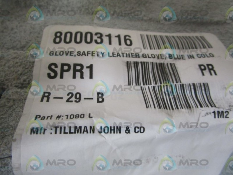 TILLMAN JOHN 1080L SAFETY LEATHER GLOVE NSNP