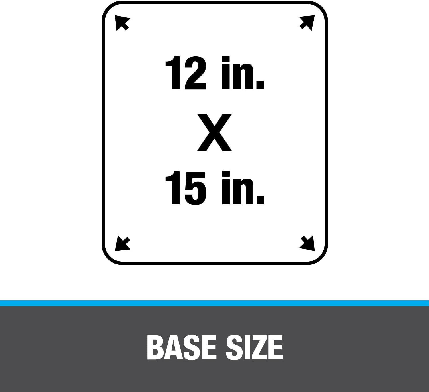 Oatey 12959 Aluminum No-Calk Roof Flashing 12″ X 15″ Base, 4″ Pipe Diameter