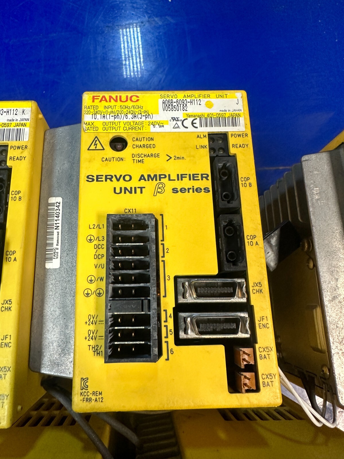 Fanuc A06B-6093-H112, Servo Amplifier, This is for ONE. Shipped Priority Mail