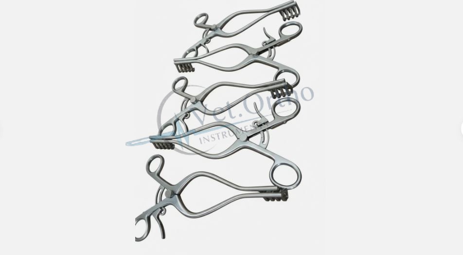 Medical Surgical Retractors Set 5 PCS Stainless Steel Instruments