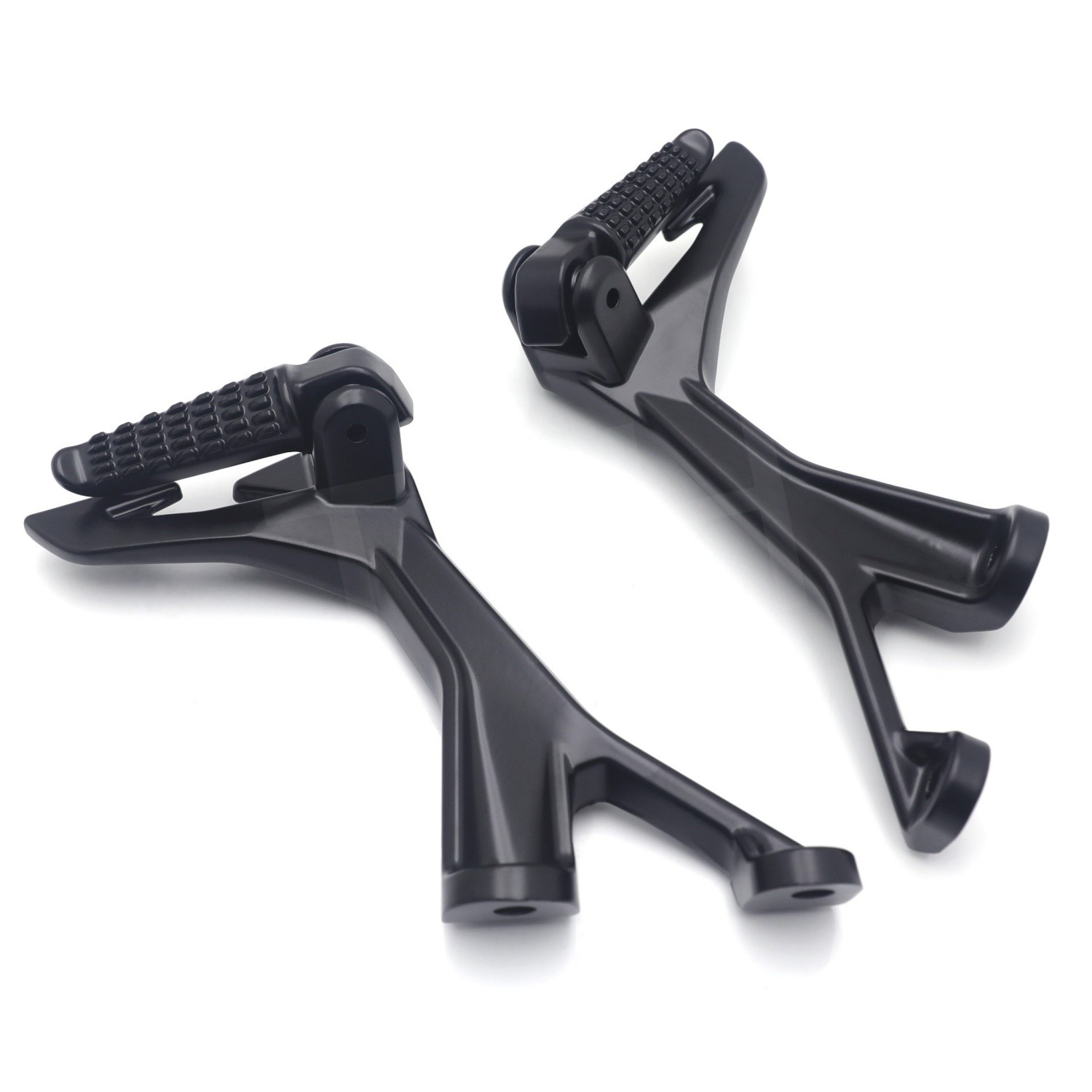 Rear Foot Pegs Rest Bracket Set Fit Kawasaki Ninja 400 2018-2024 Z400 2019-2024