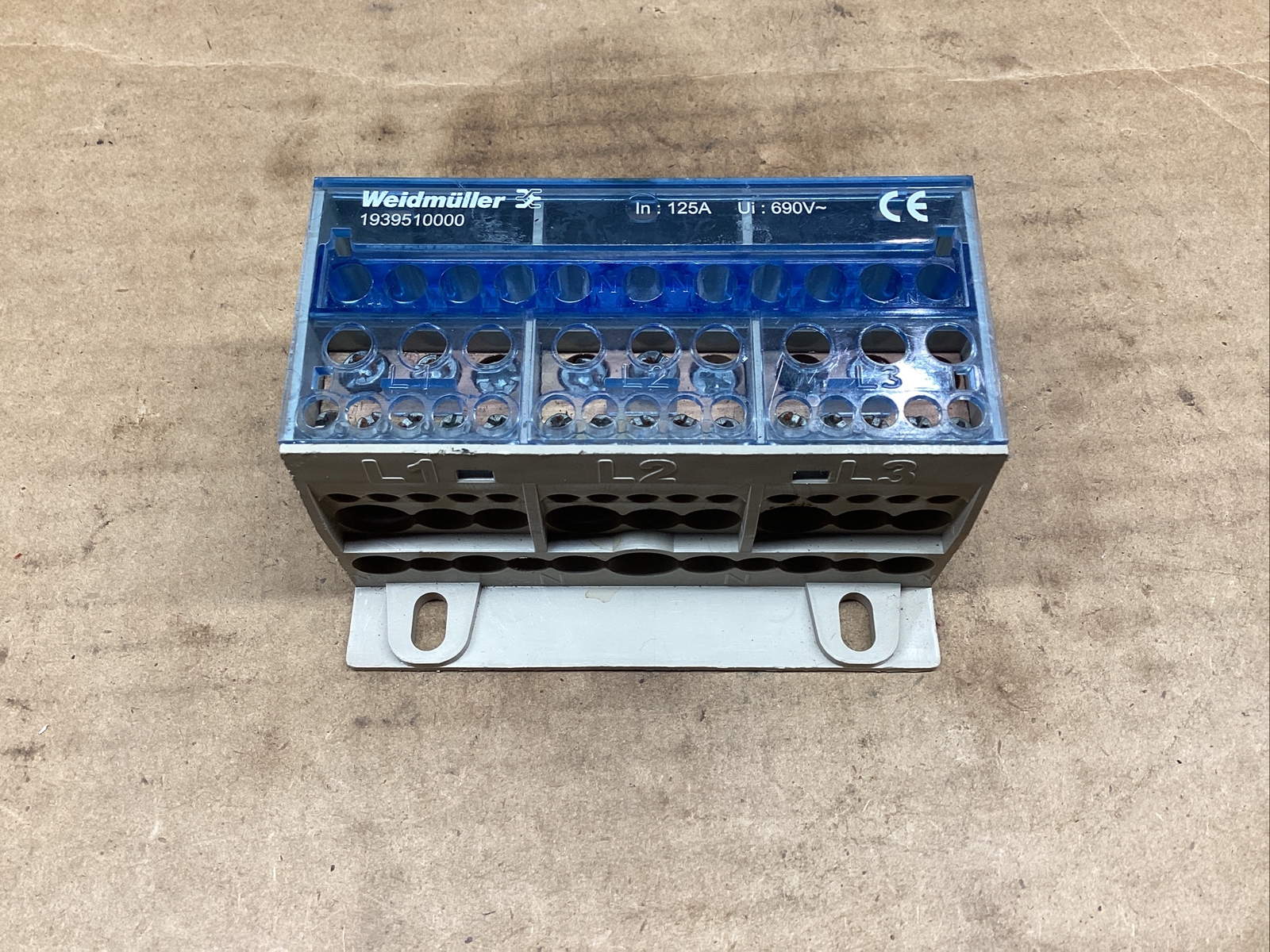 WEIDMULLER 1939510000 125A 690V TERMINAL BLOCK #850M39