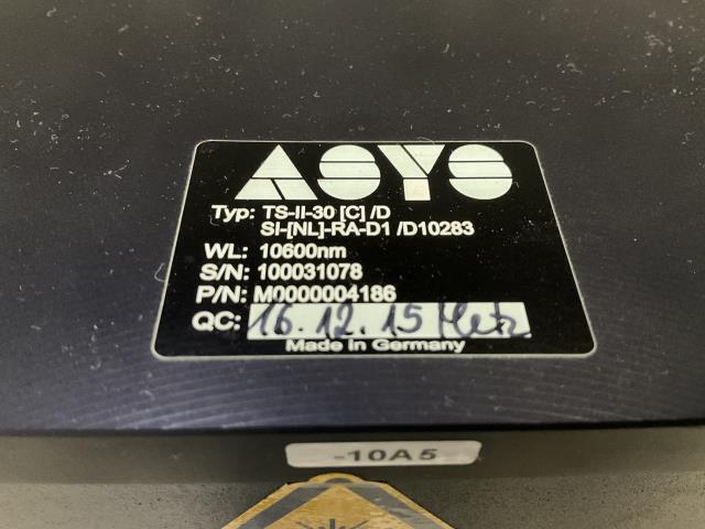ASYS Industrial Cam – TS-II-30[C]D – SI-[NL]-RA-D1/D10283 w/Warranty