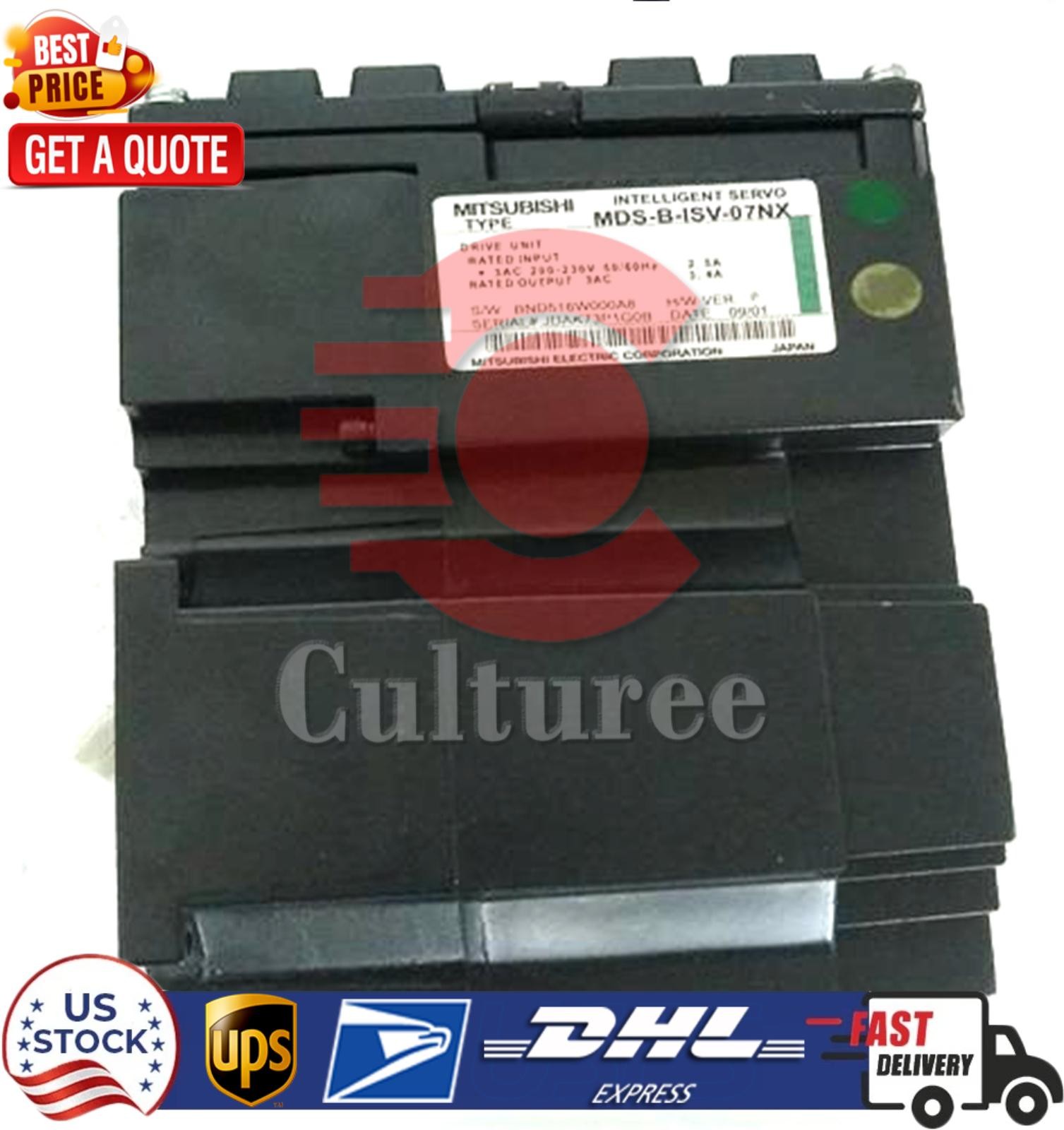 NEW MITSUBISHI MDS-B-ISV-07NX Servo Drive MDSBISV07NX