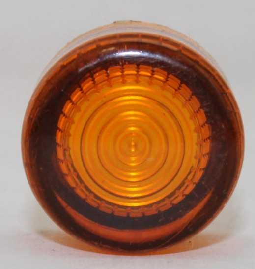 Amber Textured Pilot Light Lens