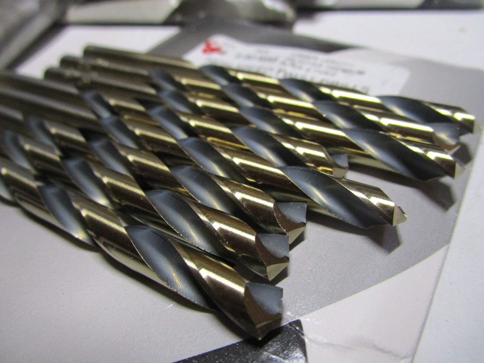 6.80mm x 105.0mm OAL 135° Split Black / Gold High Speed Steel Jobber QTY 8
