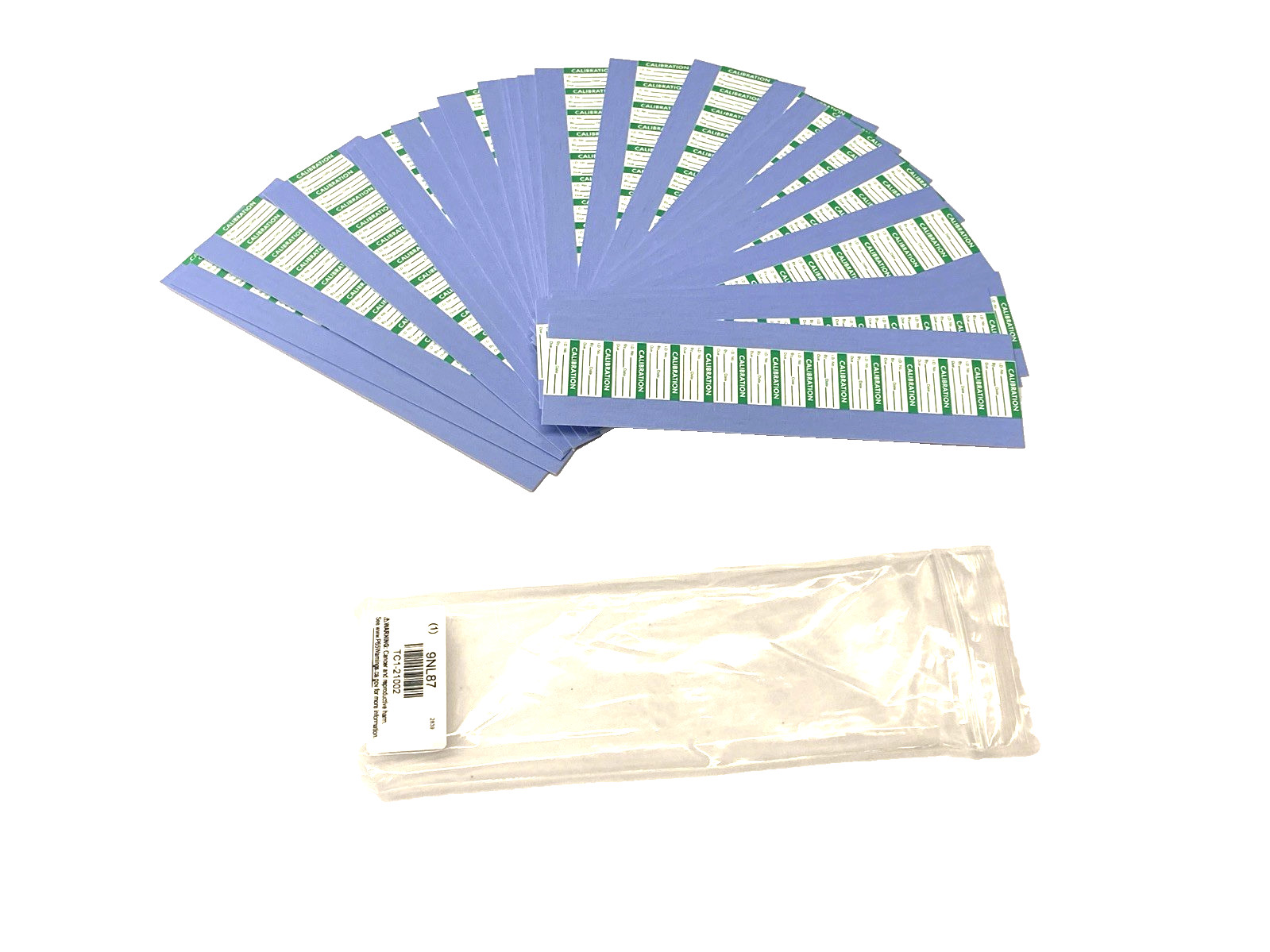 Stranco Inc TC1-21002 Calibration Label 1″ x 1/2″ Green/White Polyester 350-PACK