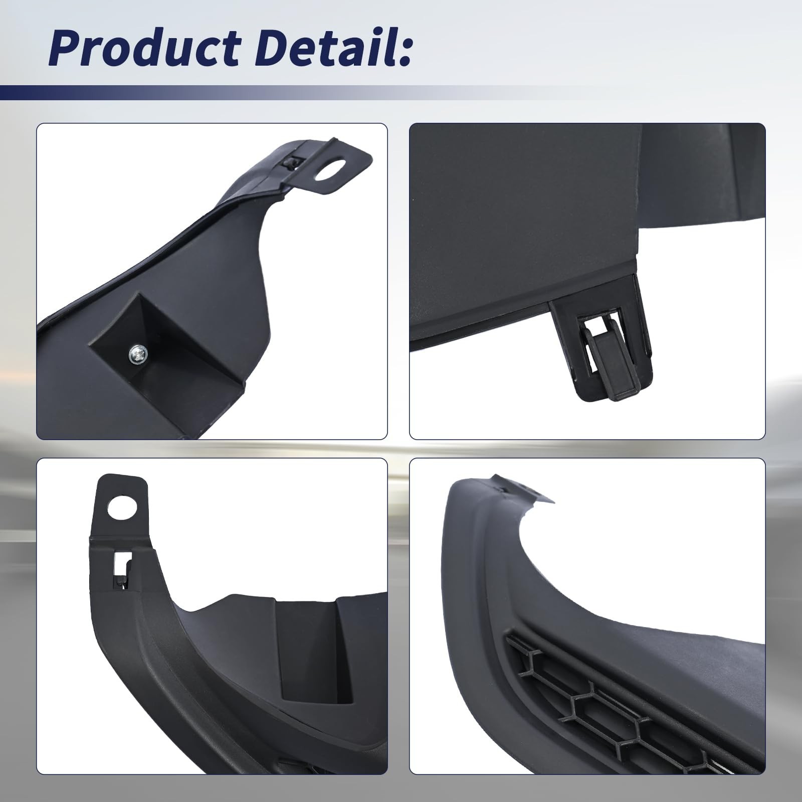 Rear Lower Bumper Valance 04716TR3A90 Fit for Honda Civic 2013 2014 2015 PP T…