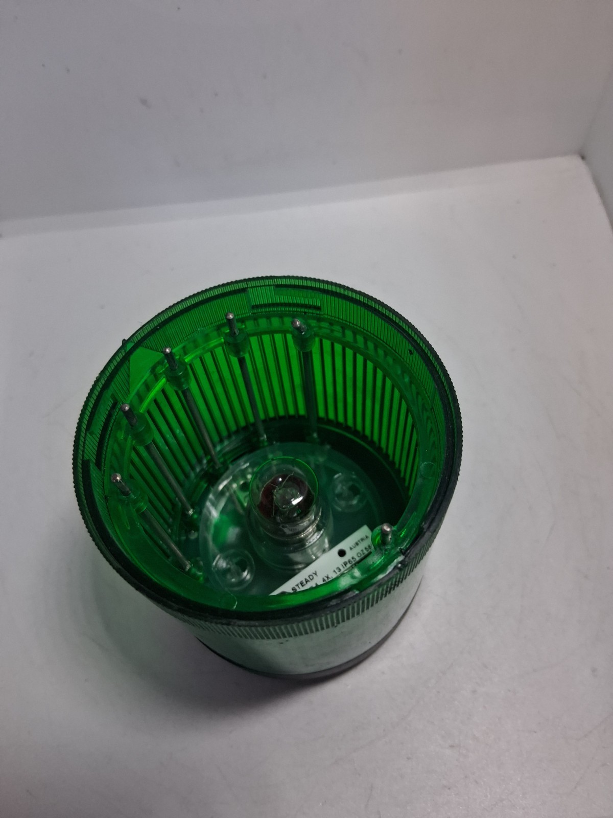 ALLEN BRADLEY 855T-B24DN3 STACK LIGHT GREEN STEADY INCANDESCENT 24VAC/DC SER B
