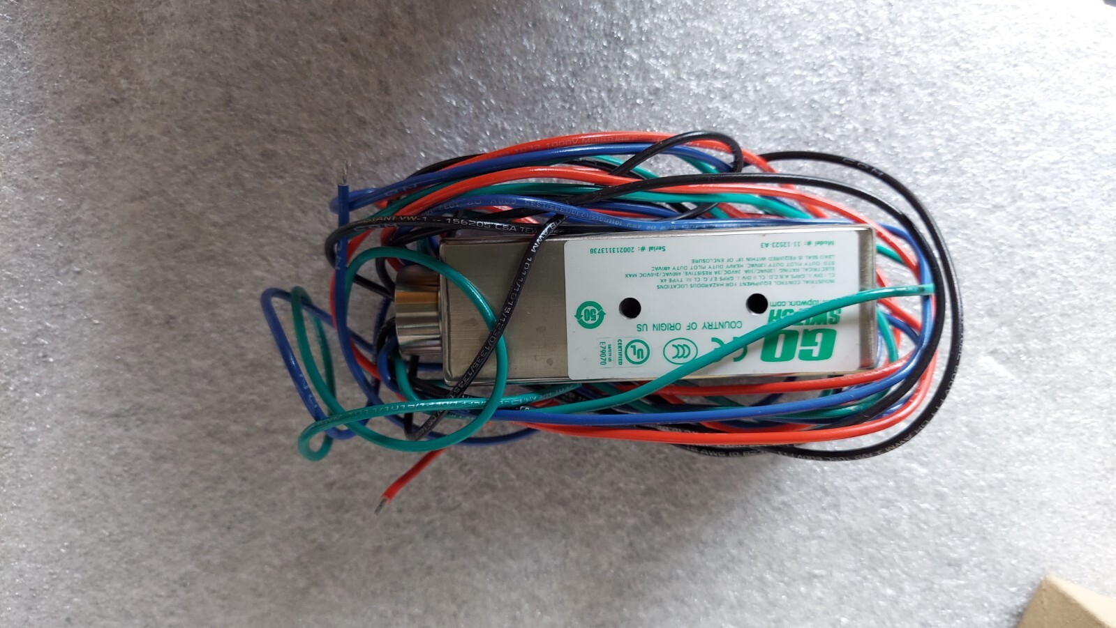 New Topworx Go Switch 11-12523-A3 Limit Switch SURPLUS INVENTORY