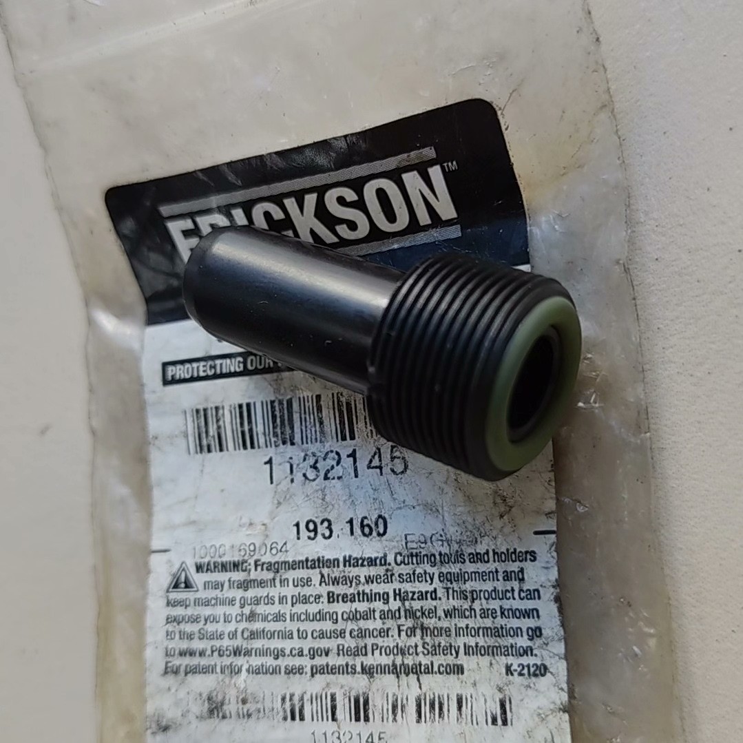 New ERICKSON 1132145 CNC Machine High Precision Coolant Transfer Attachment