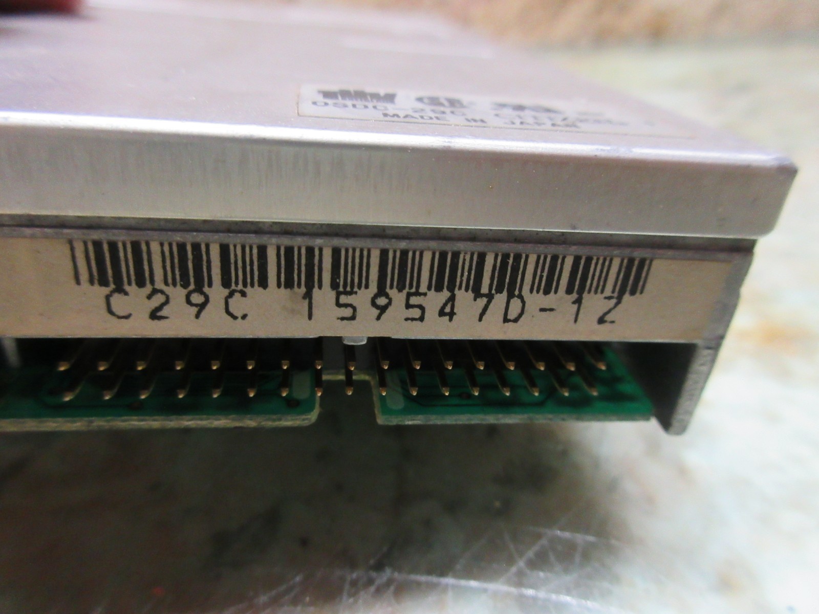 TUV FLOPPY DISK DRIVE C29C 159547D-12 0SDC-29C C04-SD CNC CHARMILLES 4020 EDM