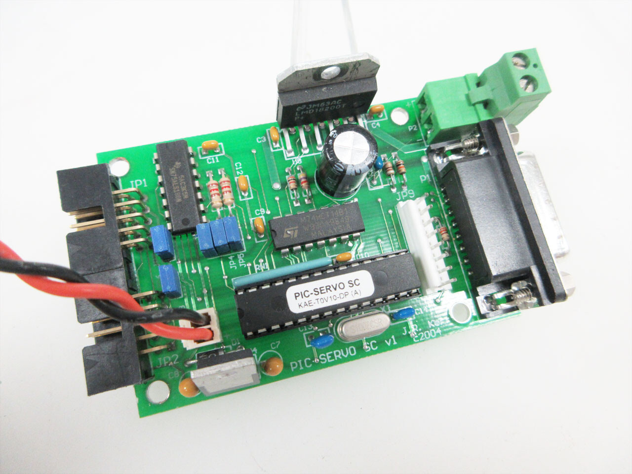J.R. KERR PIC-SERVO SC MOTION CONTROL BOARD DC SERVO MOTOR CONTROLLER