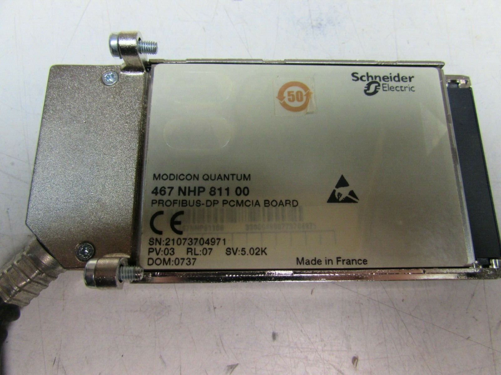 SCHNEIDER MODICON PREMIUM TSXPBY10 PROFIBUS DP OPTION MODULE W/467NHP81100 CABLE