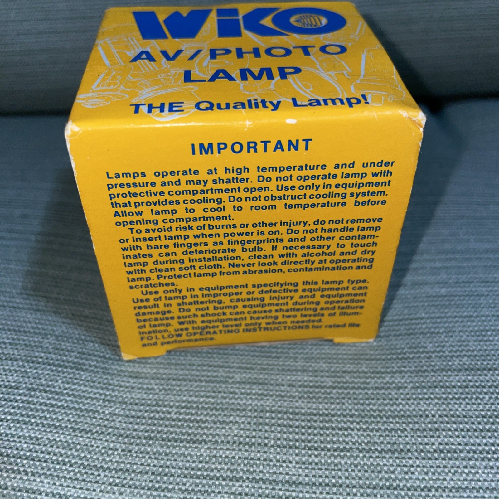 Wiko DDM AV/Photo Lamp 19V 80W New! Box Damaged
