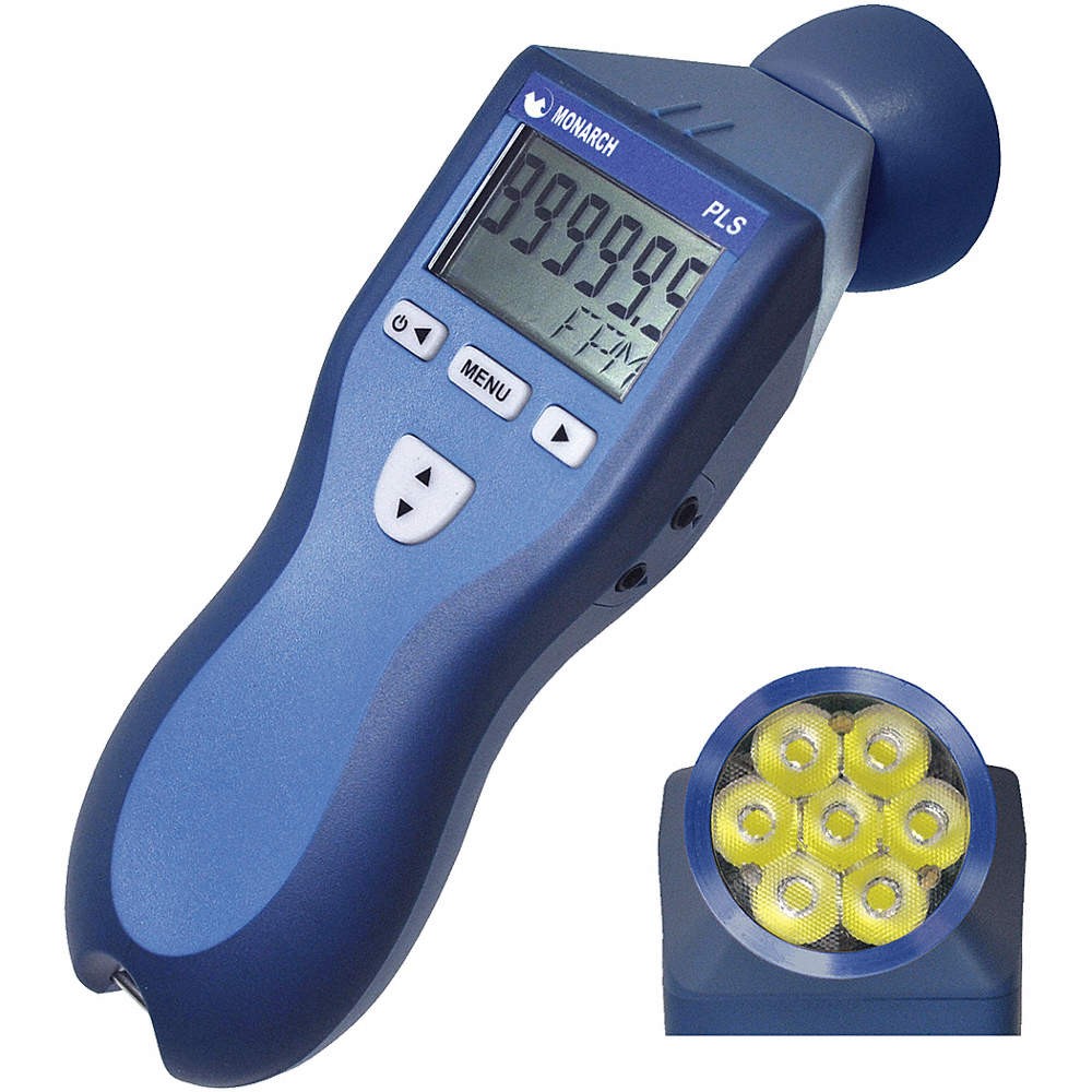 MONARCH 6235-110 PocketDgtlStroboscope,0.01fpm,0.005% Acc 36J799