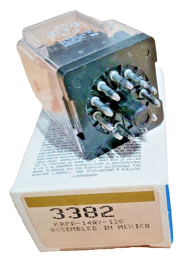 Potter & Brumfield KRPA-14AY-120 / KRPA14AY120 Relay (New in Box)