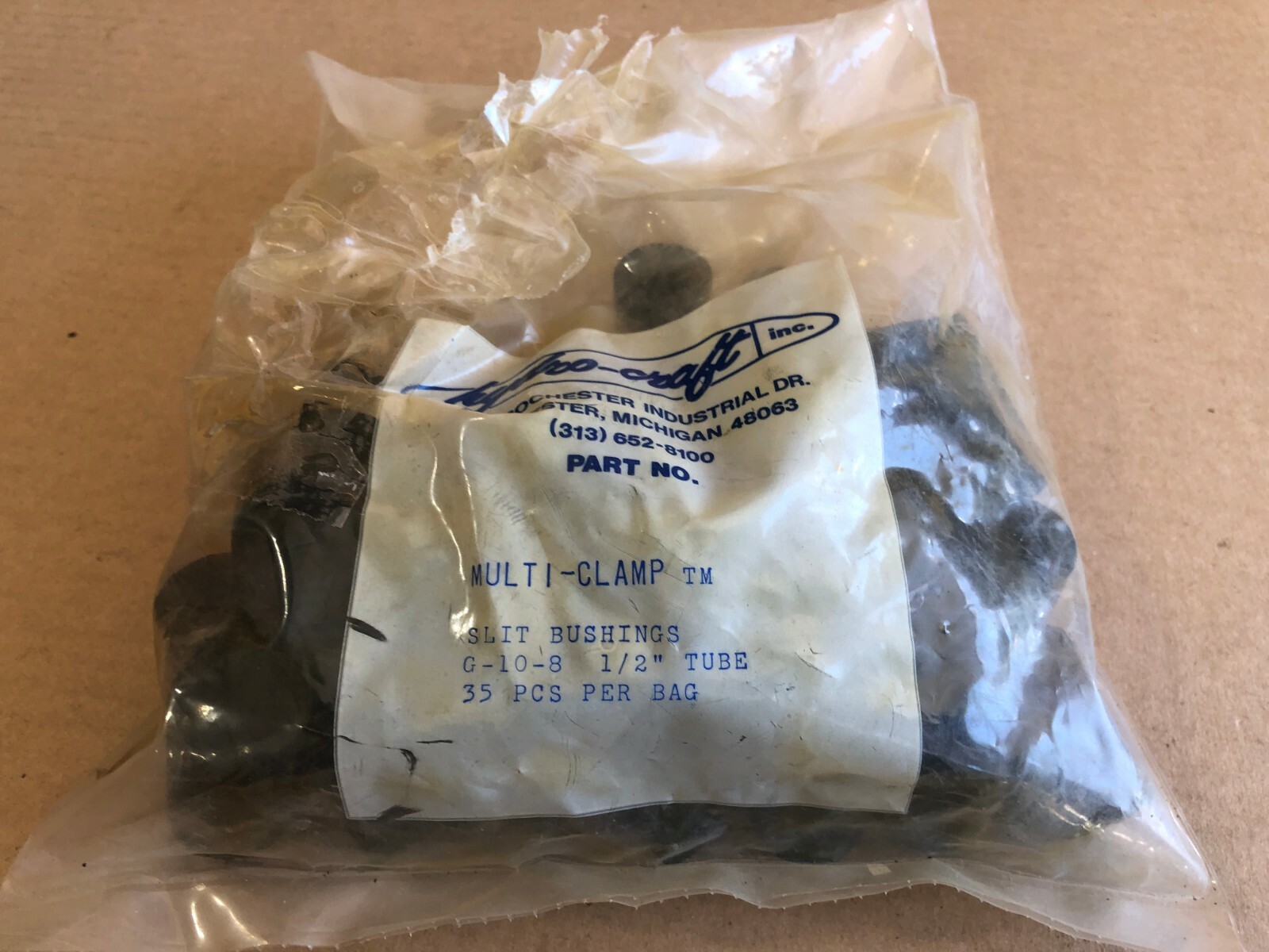 Hydro-craft, Split Bushing, Multi-Clamp, 35 Pieces, G-10-8