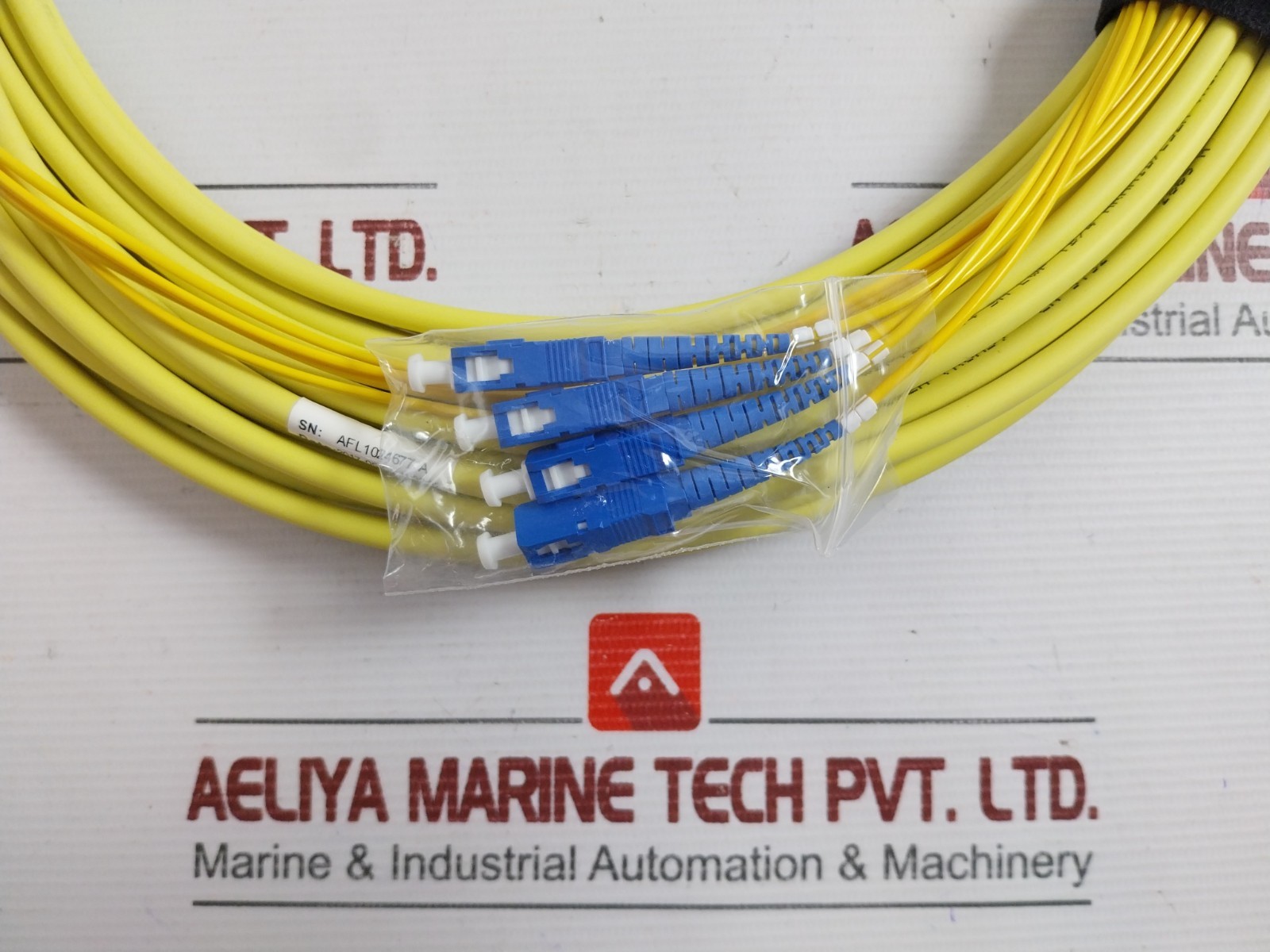 AFL R1LCSC20M-4-2911 Duplex Single Mode Fiber Optic Patch Cable 20M