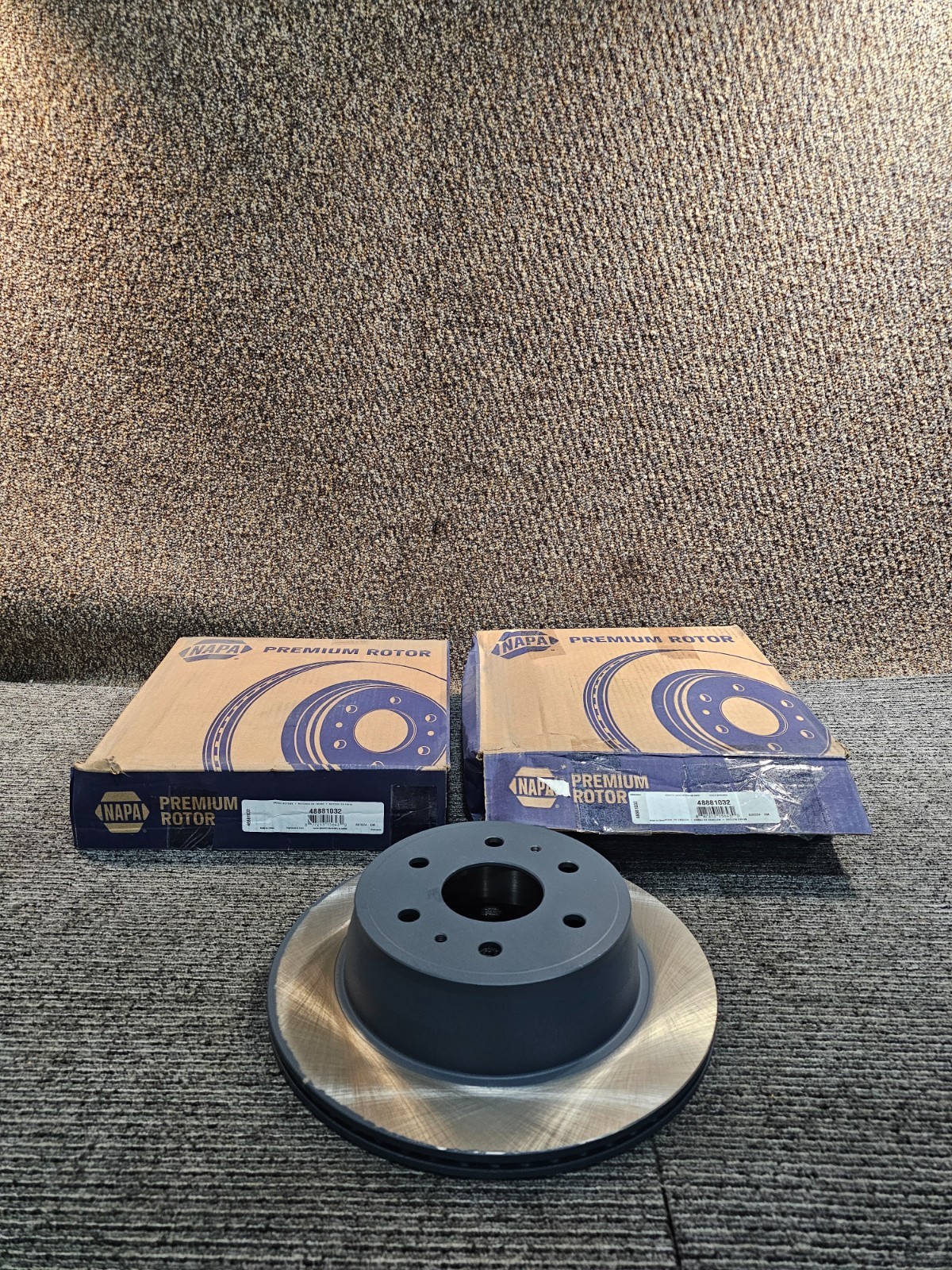 (QTY 2) NAPA 48881032 Premium Brake Rotor For Cadillac Escalade EXT 2007 -2013