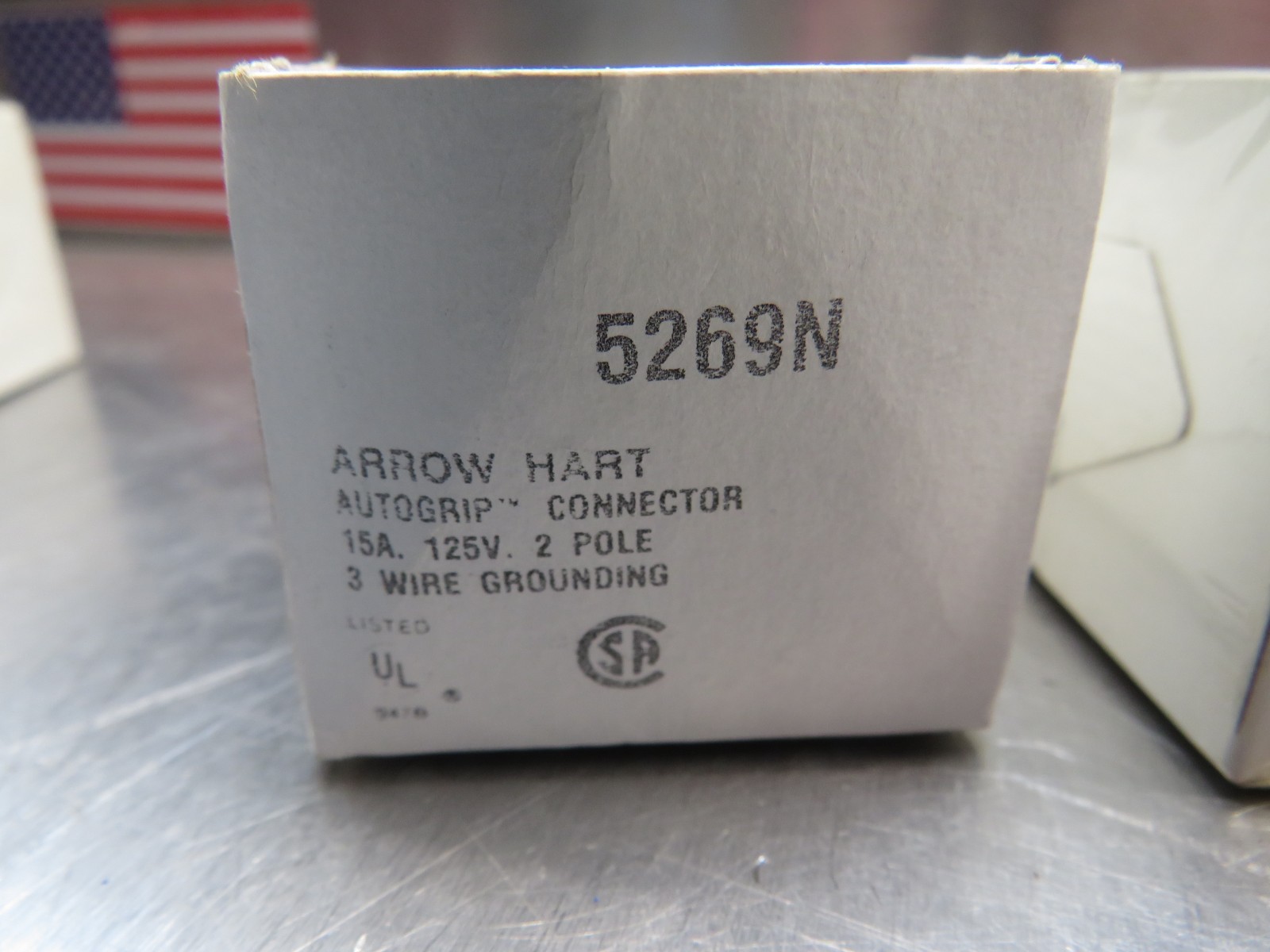 Arrow Hart 5269N Connector 2-Pole 15A (Lot of 6)