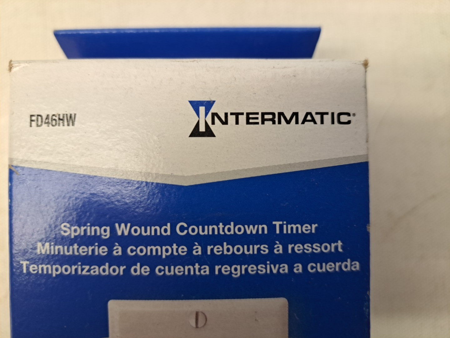 INTERMATIC FD46HW in-wall spring-wound countdown timer NEW