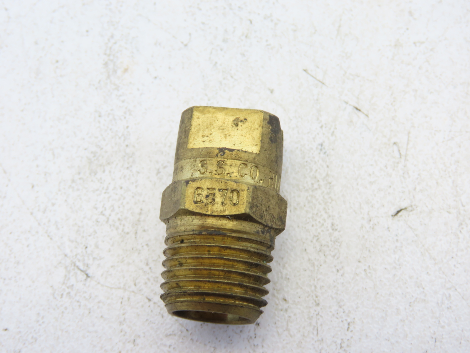 Steinen Type V 6.0 80 Deg Fan-Jet Flat Spray Nozzle 1/4 MPT NPT Brass QTY 4″