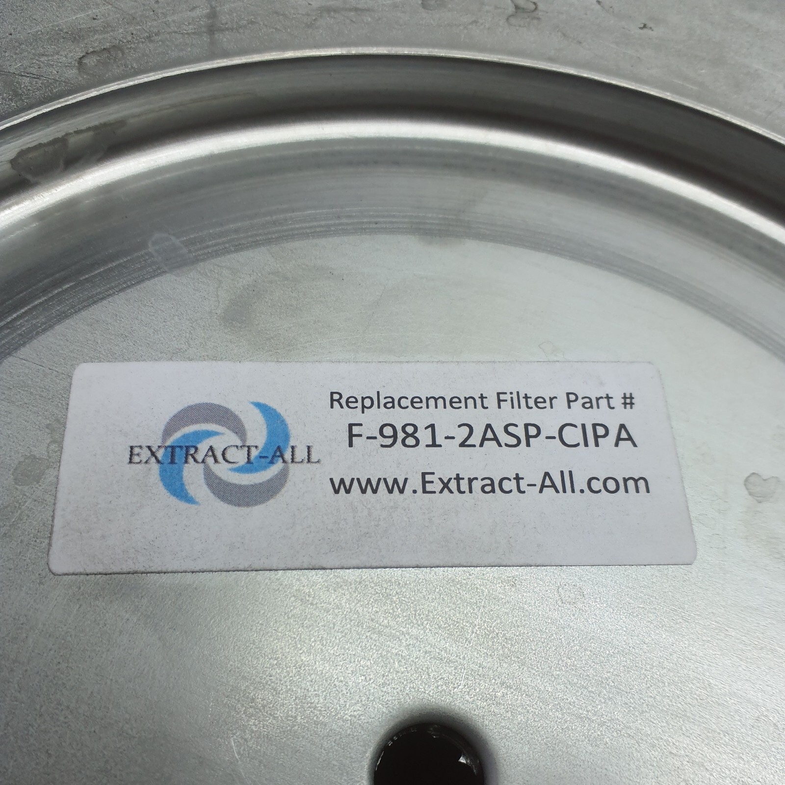 Extract-All Cartridge Filter F-981-2ASP-CIPA, 9 1/4″ Dia x 10 1/2″ Ht, 41003-74