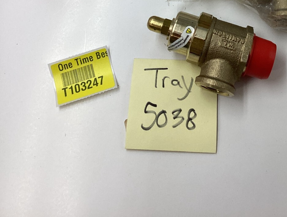 W.L Hamilton .96″ MPT Threaded Lead Free Brass Safety Release Valve