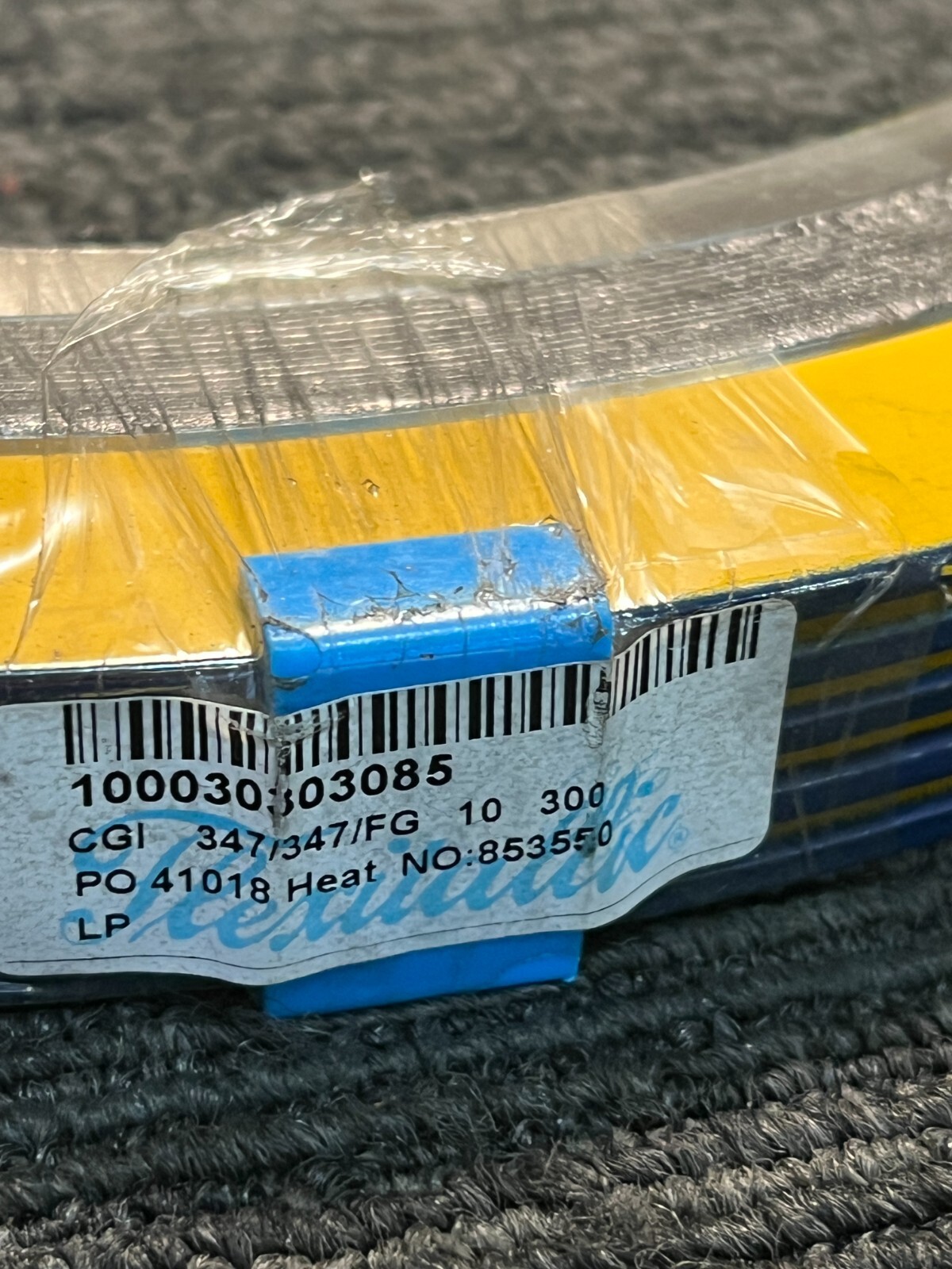 QTY 5 Flexitallic Spiral Wound Gasket 100030303085 10″ 300 CGI 347/347/FG