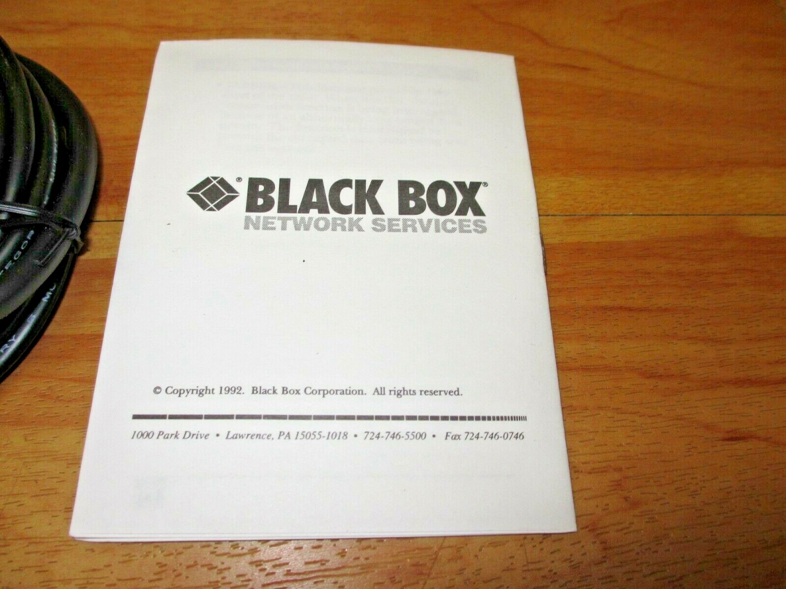 Black Box LE3010A *NEW* 10 Base-T Transceiver Mini 10BT w/ Cable