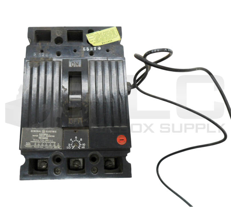 GENERAL ELECTRIC TEC36050 CIRCUIT BREAKER 50A3P 600VAC