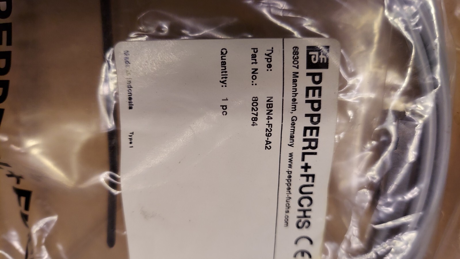 New Pepperl & Fuchs NBN4-F29-A2 802784 Inductive Sensor