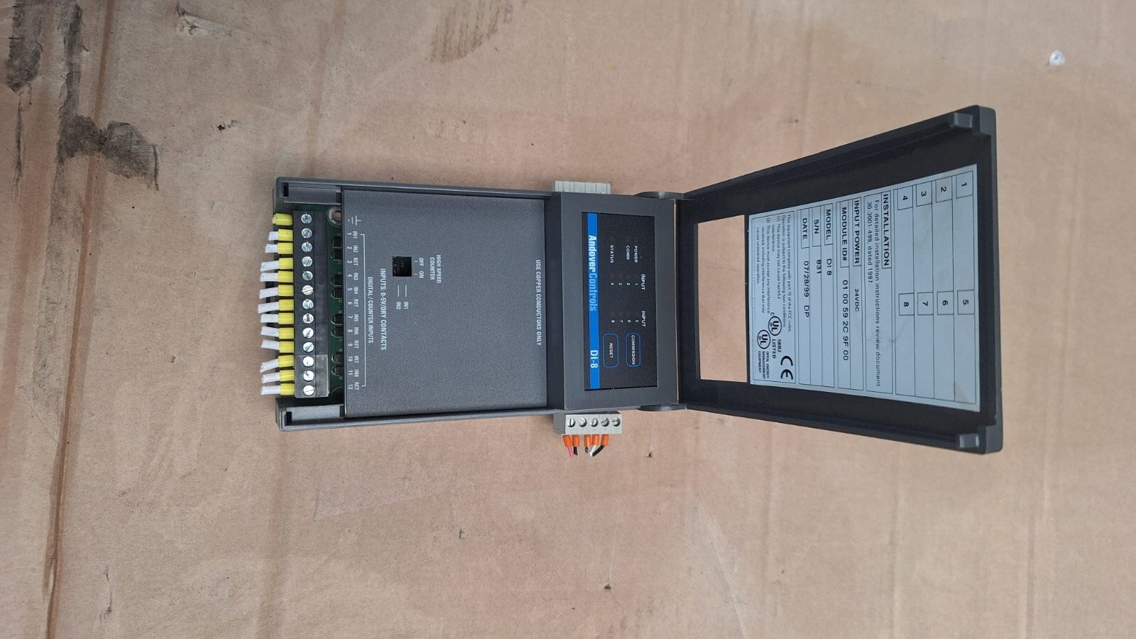 Andover Controls DI-8 Module Pre Owned