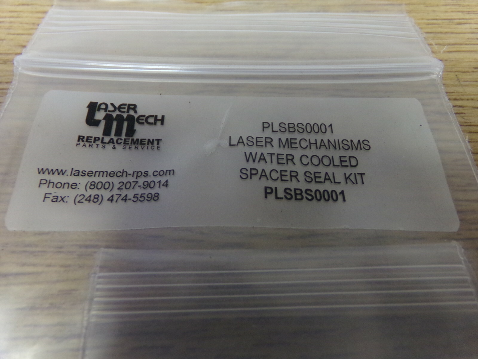 NEW Laser Mech PLSBS0001 Water Cooled Spacer Seal Kit *FREE SHIPPING*