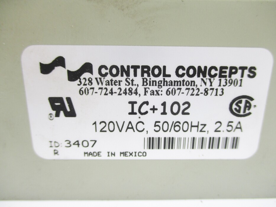 CONTROL CONCEPTS IC+102 UNMP