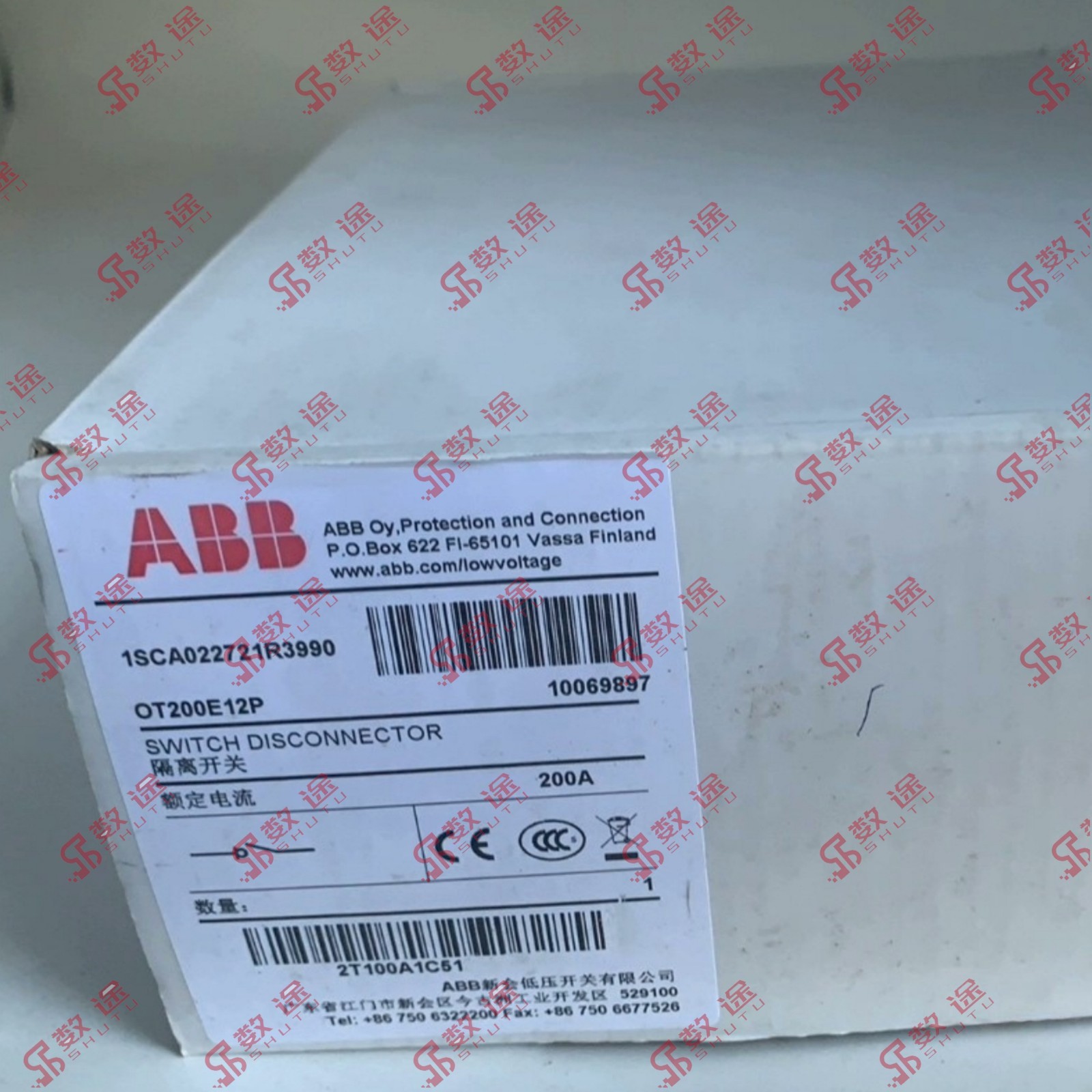 ABB OT200E12P 1SCA022721R3990 Switch Disconnector#1pcs new in box