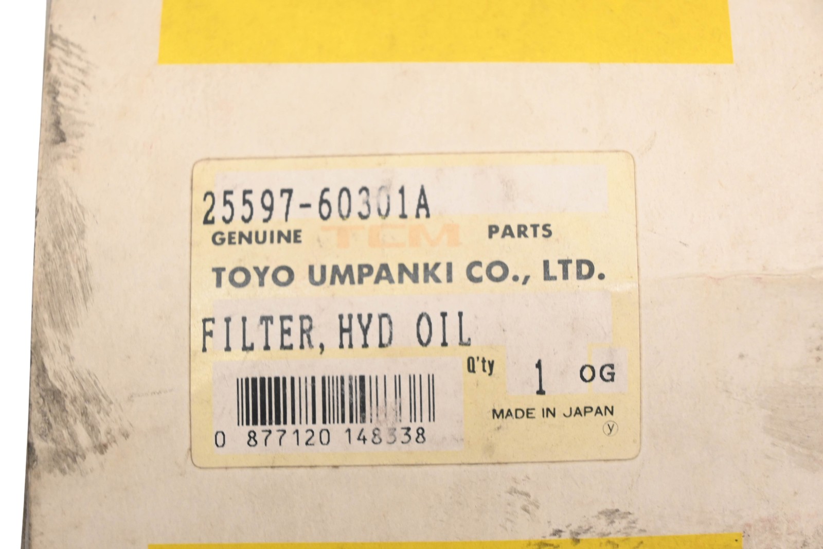 TCM 25597-60301A Hydraulic Oil Filter NOS