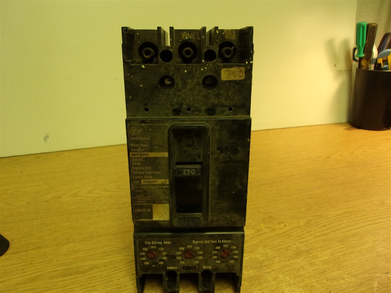 Westinghouse MCP5 3250GC 250A Circuit Breaker “O” *FREE SHIPPING*