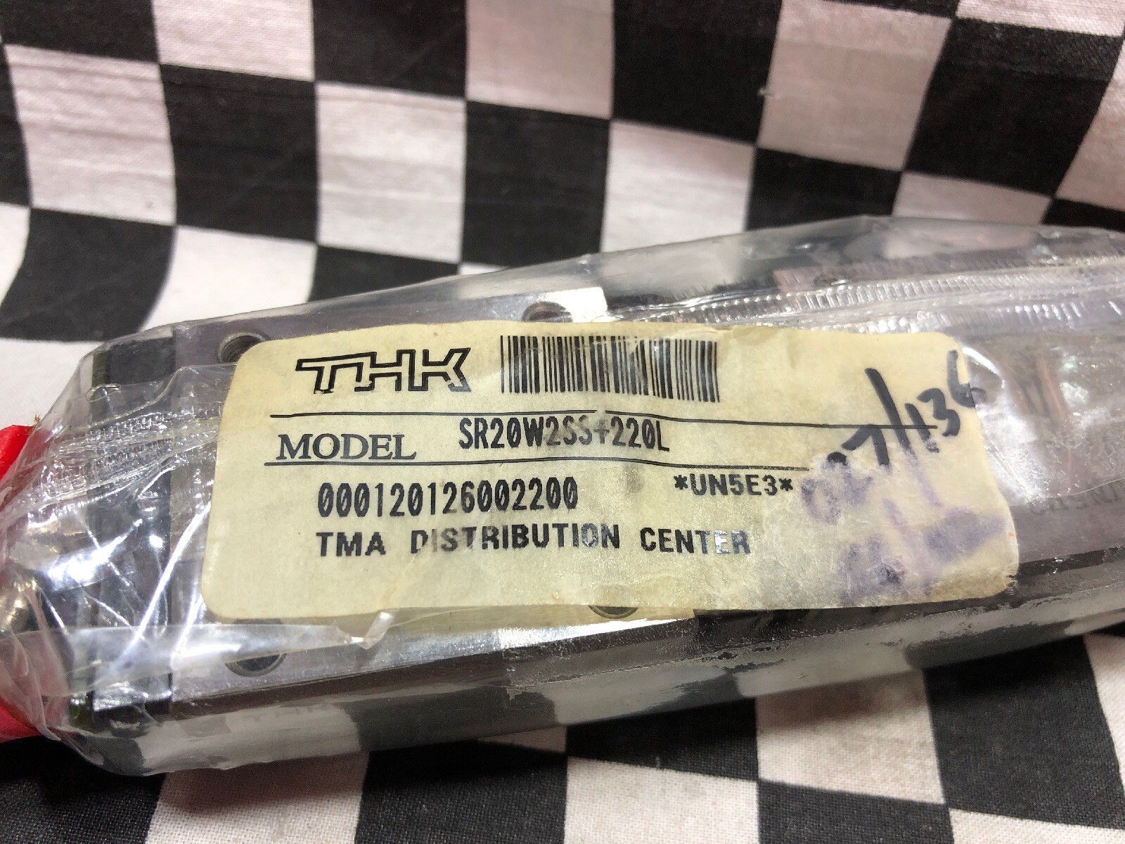 THK Linear Guide Ball Carriage, SR20W2SS+220L, SR20W2SS220L, SHIPSAMEDAY
