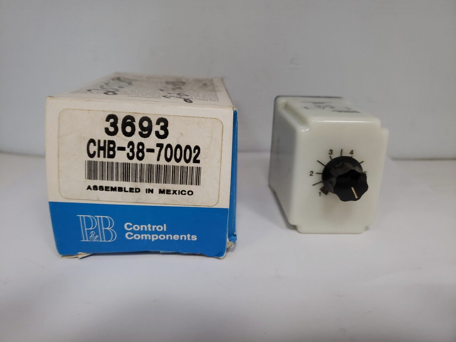 POTTER & BRUMFIELD CHB-38-70002 TIME DELAY RELAY 10A 120VAC 8 PIN NIB