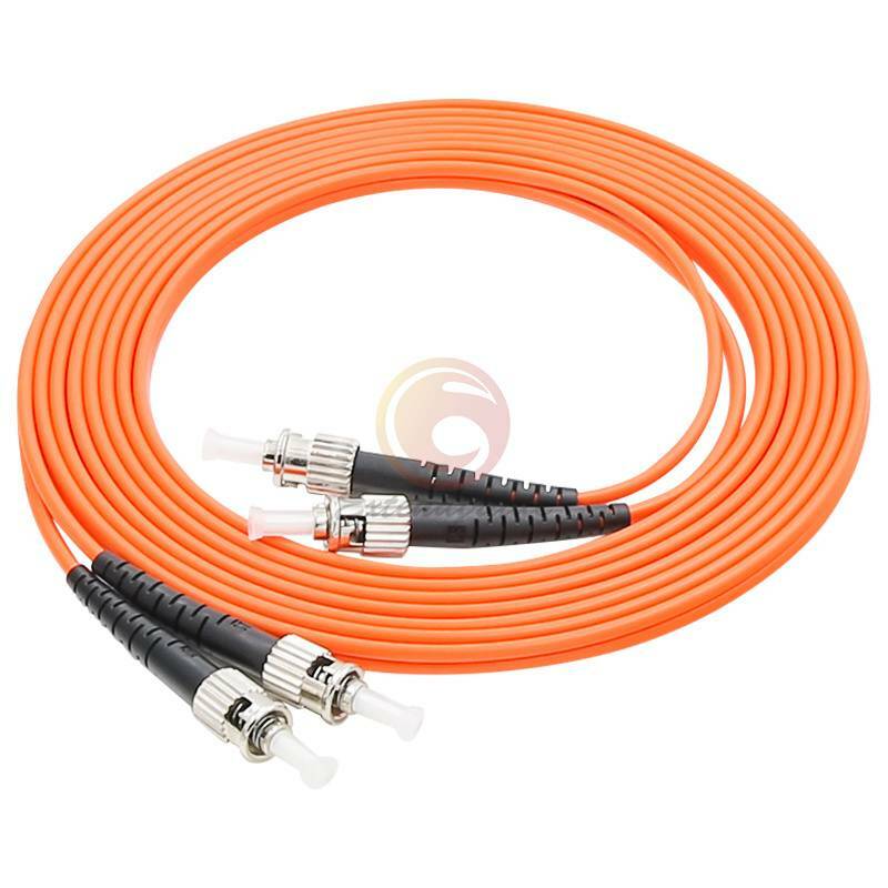 60M OM2 50/125 Fiber Cable ST/UPC-ST/UPC Fiber Optic Patch Cord Duplex Multimode