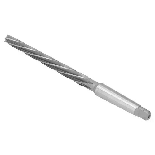 HSS Machine Reamer Dia17/32″ With Taper Shank MT 2-Cut Edge 3-3/16″-OAL 7-1/8″